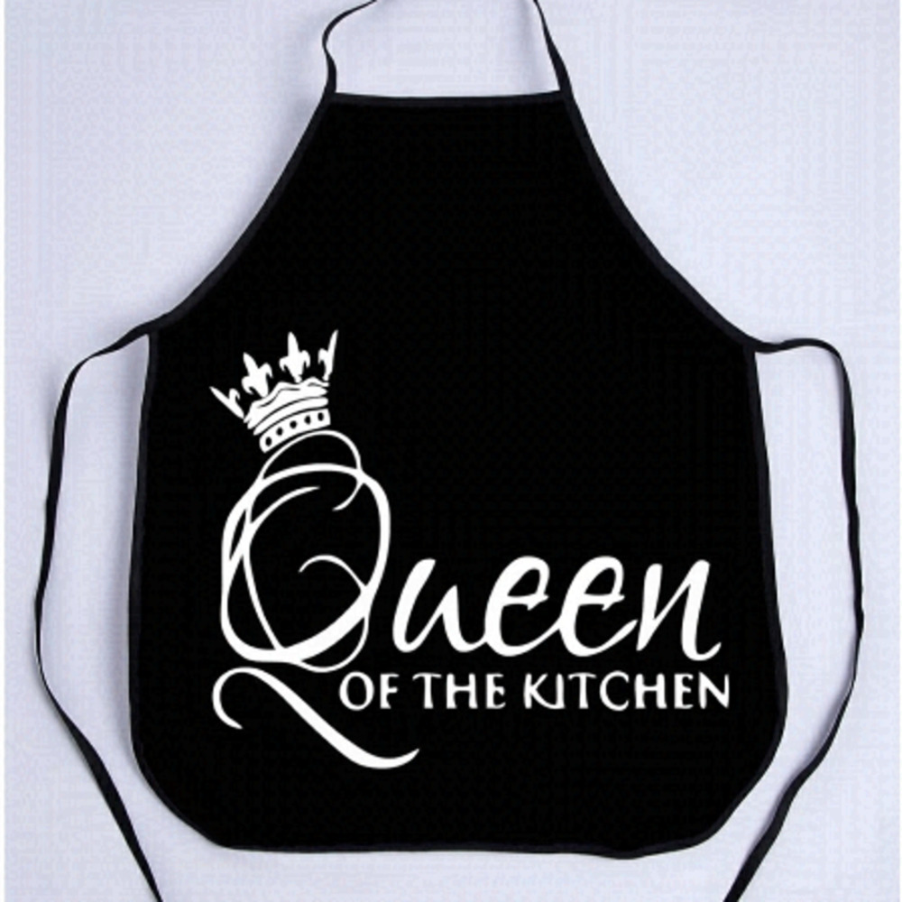 FOR the Queen in Your life Graphic Queen of the Kitchen Tie Apron NEW